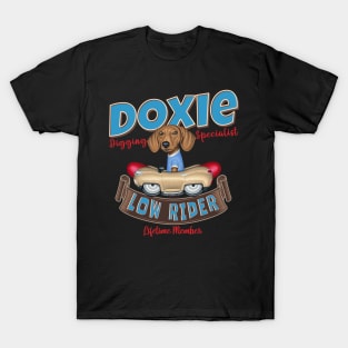 Buster Dachshund Low Rider T-Shirt